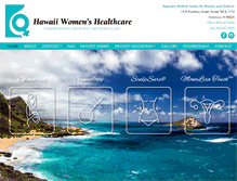 Tablet Screenshot of hawaiiwomenshealthcare.org